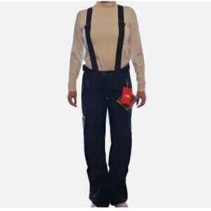 The North Face Women's Mountain Pro Ski Snow Pants Bibs Size Small Gore-Tex Pro